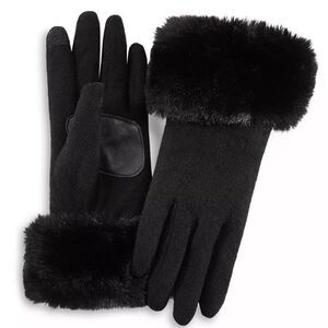 Echo Faux-Fur Cuff Tech Gloves - 100% Exclusive